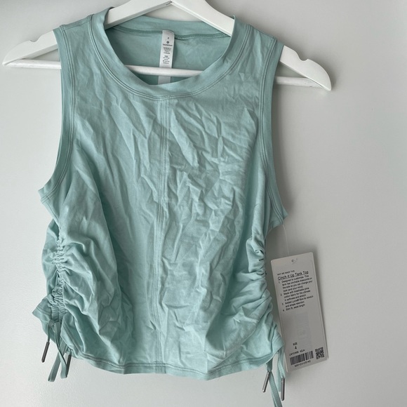 BNWT IN SEAFOAM Lululemon Cinch Top - Picture 2 of 3